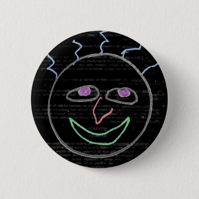 Funny Faces 2 Inch Round Button (Front)
