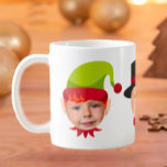 Funny Faces Christmas Mug - Elf Snowman Santa<br><div class="desc">Funny Faces Christmas Mug - You can move the carrot nose easily to where you need it by clicking "edit design" then "edit using the design tool" then simply click on it and move it where you need it.</div>