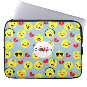 Funny Faces Emotional Cute Laptop Sleeve
