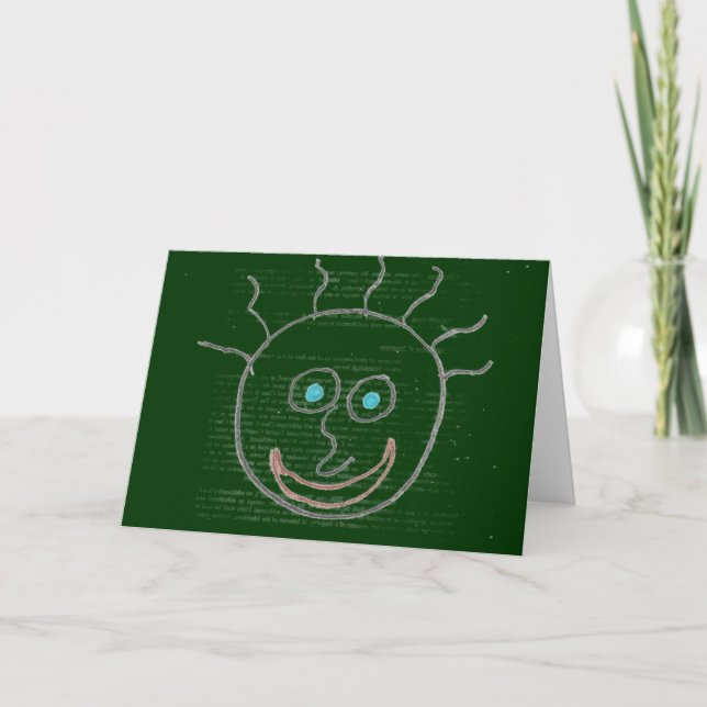 Funny Faces Greeting Card (Front)