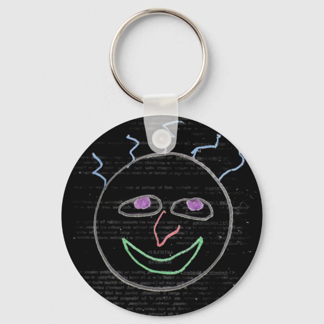 Funny Faces Keychain (Front)