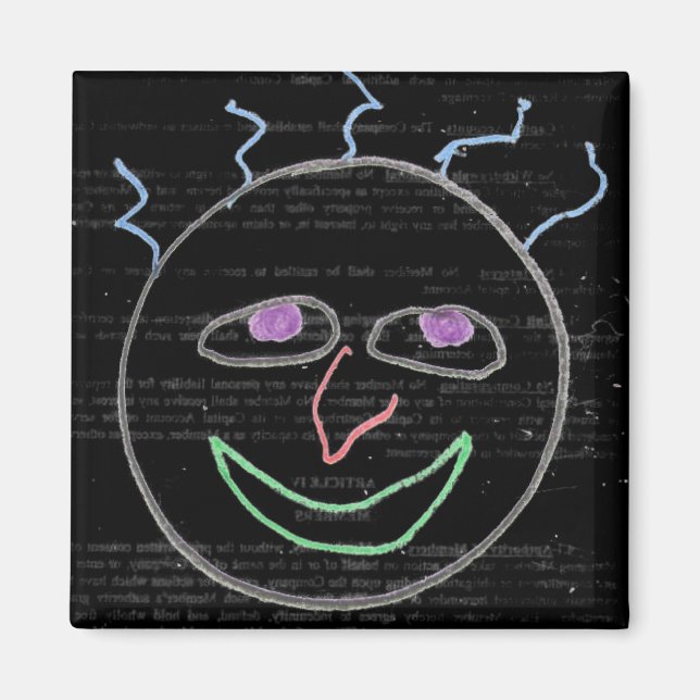 Funny Faces Magnet (Front)