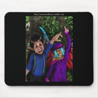 Funny Faces Mouse Pad