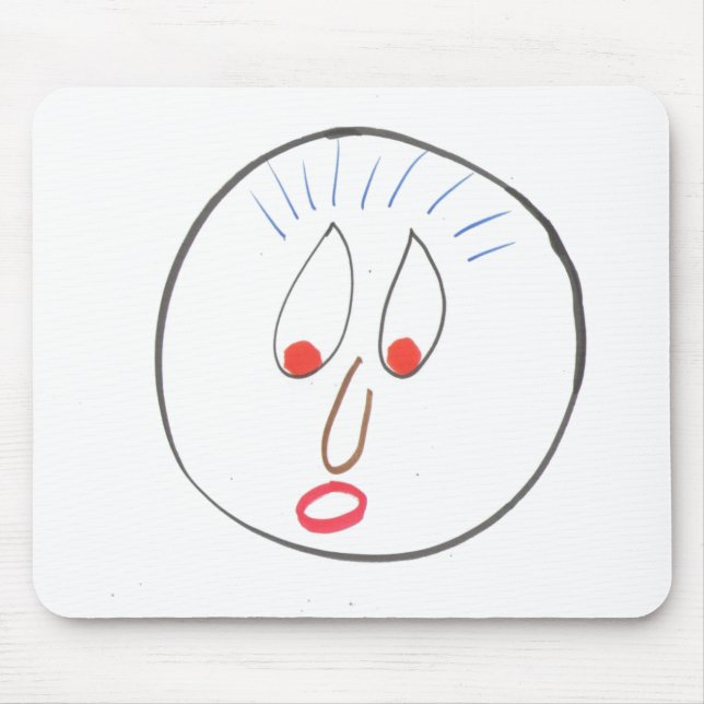 Funny Faces Mouse Pad (Front)