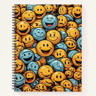 funny faces notebook