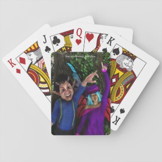 Funny Faces Playing Cards