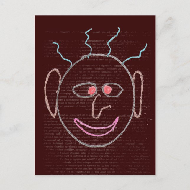Funny Faces Postcard (Front)