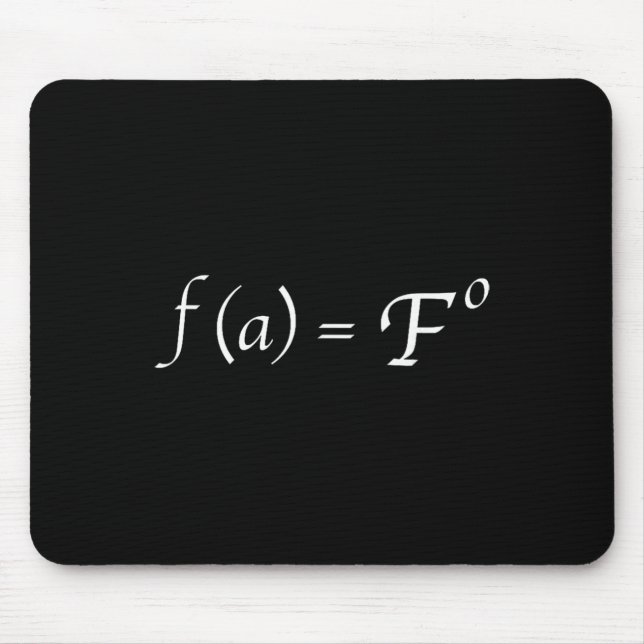Funny Fafo Math Equation Novelty Math Teacher  Mouse Pad (Front)