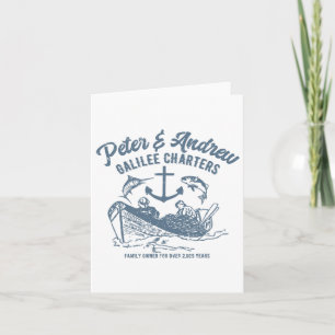 Funny Faith Fishing Card