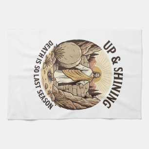 Funny Faith Resurrection Cave Vintage Engraving Sh Kitchen Towel