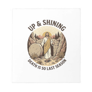 Funny Faith Resurrection Cave Vintage Engraving Sh Notepad