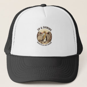 Funny Faith Resurrection Cave Vintage Engraving Sh Trucker Hat
