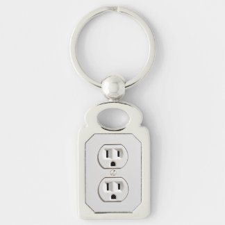 Funny Fake Electrical Outlet Keychain