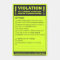 Funny Fake Parking Ticket Driving Citation