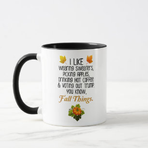 Funny Fall 2020 November Election Anti-Trump Mug