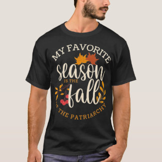 Funny Fall Feminist Autumn Leaves Womens Rights Ac T-Shirt