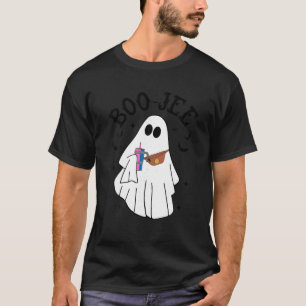 Funny Fall Halloween Ghost Boujee Boo Jee Spooky S T-Shirt