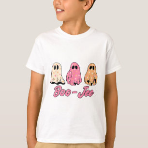 Funny Fall Halloween Ghost Boujee Boo-jee Spooky S T-Shirt