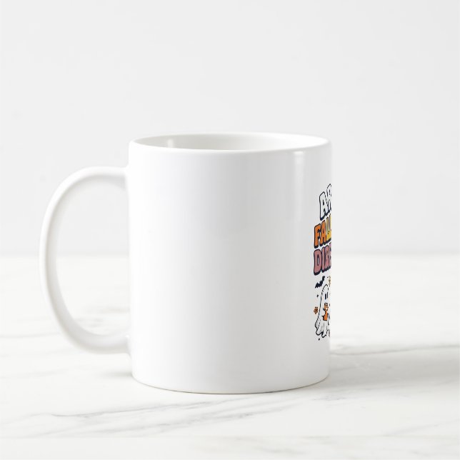 Funny Fall Halloween Teacher Ghost Directions Shir Coffee Mug (Left)