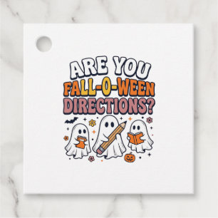 Funny Fall Halloween Teacher Ghost Directions Shir Favour Tags