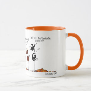 Funny Fall Horse Cartoon Mug