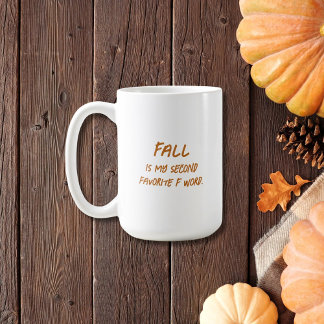 Funny Fall Humour Mug Autumn LOL Gift