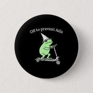 Funny Fall Prevention Spt Pta Nurse 2 Inch Round Button