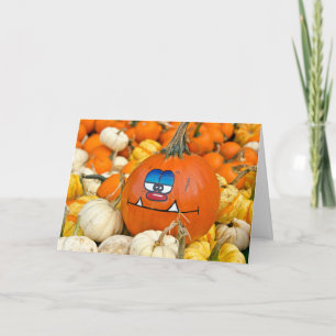 Funny Fall Pumpkin Card
