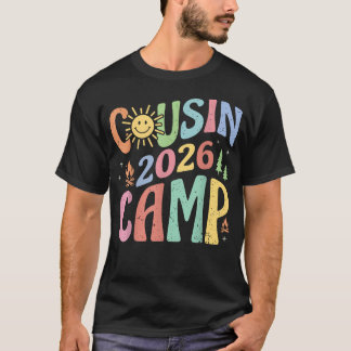 Funny Family Camping Summer Vacation Crew Cousin T-Shirt