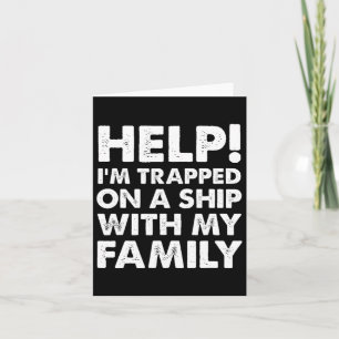 Funny Family Cruise Shirt Matching Vacation Cruisi Card