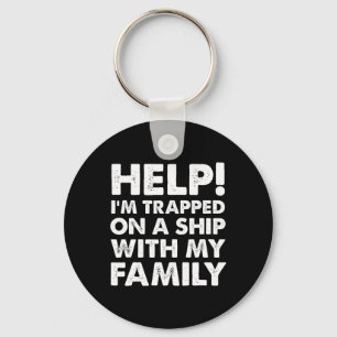 Funny Family Cruise Shirt Matching Vacation Cruisi Keychain