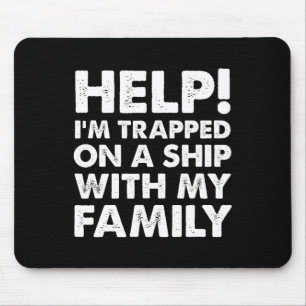 Funny Family Cruise Shirt Matching Vacation Cruisi Mouse Pad