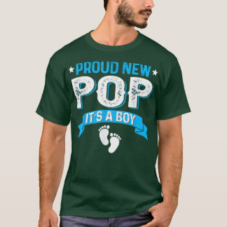 Funny Family Gender Reveal Proud New Pop It's A Bo T-Shirt