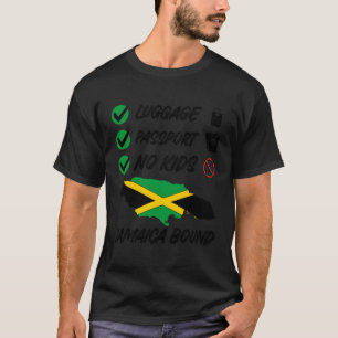 Funny Family Jamaica Vacation Luggage Passport No T-Shirt