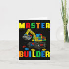 Funny Family Master Builder Building Bricks Blocks