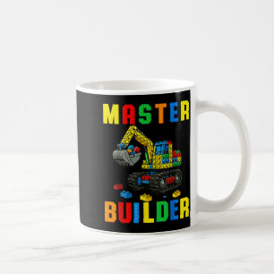 Funny Family Master Builder Building Bricks Blocks Coffee Mug