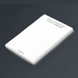 Funny Family Reminder To Do List Custom Name White Post-it Notes<br><div class="desc">For the planners and detail-oriented individuals who live by their lists, this customizable notepad is a must-have. Designed for those who know that staying organized is the key to getting things done, it’s perfect for managing tasks, goals, and daily priorities. Personalize it with your name for a professional touch or...</div>