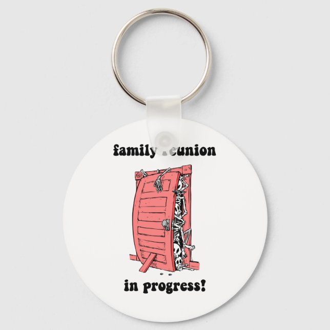 Funny family reunion keychain (Front)