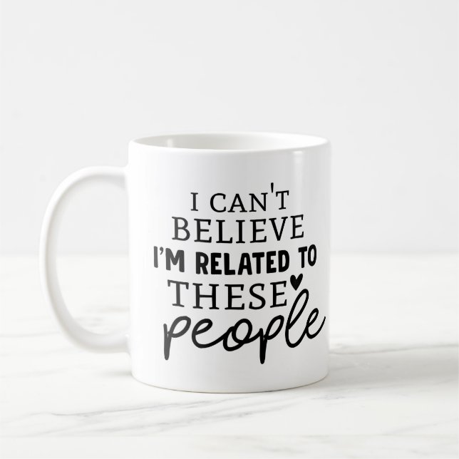 Funny Family Reunion Name Year  Coffee Mug (Left)