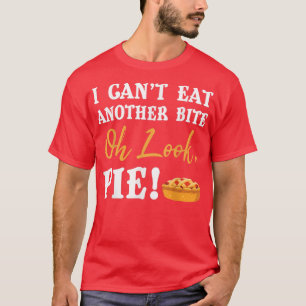 Funny Family Thanksgiving I Can't Eat Another Bite T-Shirt