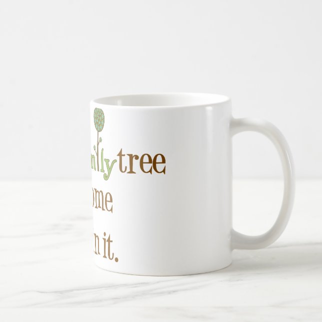 Funny FamilyTree Coffee Mug (Right)