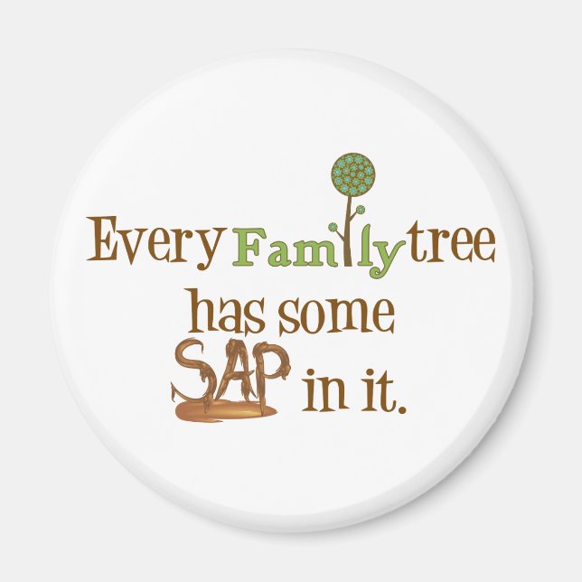 Funny FamilyTree Magnet (Front)
