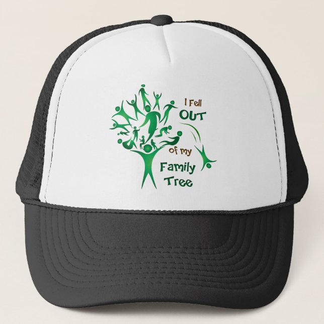Funny FamilyTree Trucker Hat (Front)