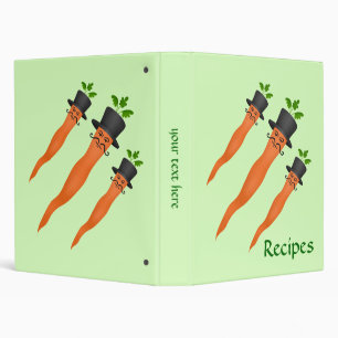 Funny fancy carrots binder