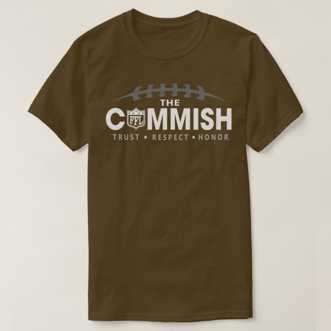 Funny Fantasy  Commissioner Fantasy League 1 T-Shirt (Design Front)