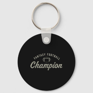 Funny Fantasy Football Champion Draught Day Season Keychain