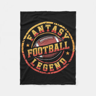 Funny Fantasy Football Player Outfit - Fantasy Foo Fleece Blanket