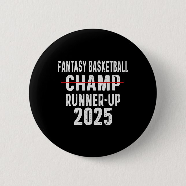 Funny Fantasy Sketll Runner Up 2025  2 Inch Round Button (Front)