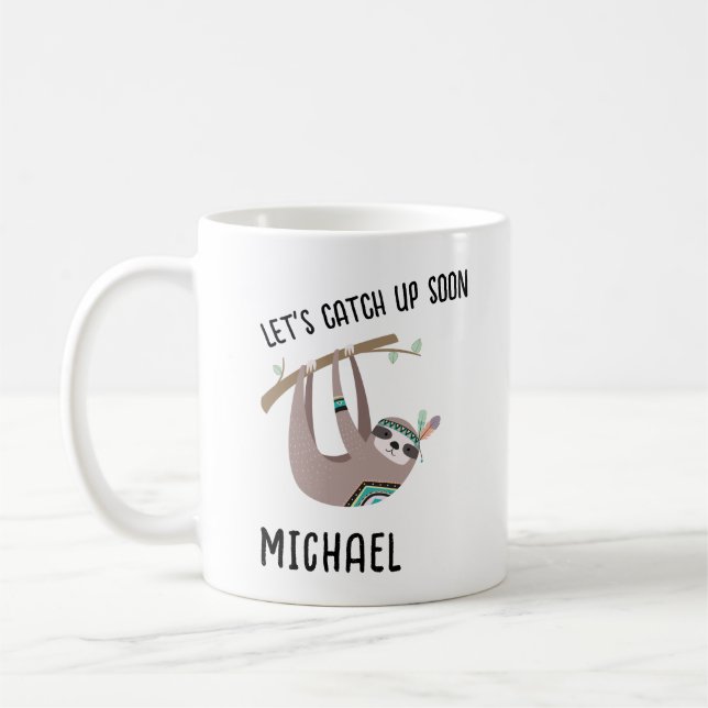 FUNNY Farewell Boss Colleague Mug - Attraper la lo (Gauche)