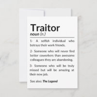 Funny farewell coworker, colleague leaving job